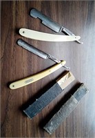 2 Old Straight Razors - As Is