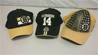 Three Boston Bruins Hats