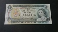 1973 Canada AA Replacement $1 Banknote
