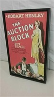 The Auction Block Framed Print 13x2.25x21"H