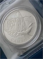 2013 Canada Fine Silver $20 Coin Whales NO TAX