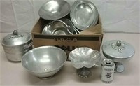 Box Of Mostly Pewter Ware
