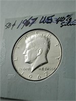 1967 US 40% Silver Kennedy Half Dollar