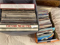 Group: 2 Boxes of Records, 45s and 78s
