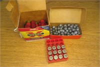 Black Powder Lead Balls, 45 Ammo & Partial 20 Ga