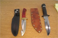 2 Knives with Sheaths