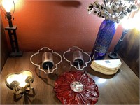 Group: Wall Decor and Candleholders