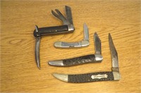 Pocket Knife Lot Kent, Bear Creek, Imperial, Shefd