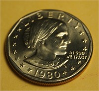 1980 Susan B Anthoney One Dollar