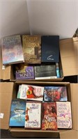 (2) large boxes of romance novels