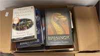 Large box of fictional novel