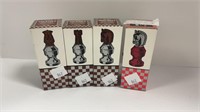 Vintage Avon chess pieces after shave