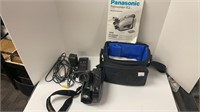 Panasonic Palmcorder IQ with carrying case and