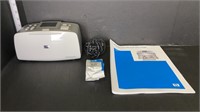 HP Photomsart 375 Printer small w/ ink, manual