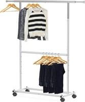 SimpleHouseware Standard Rod Garment Rack