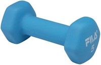 FILA 5lb Dumbbell - Neoprene Covered for Workout,