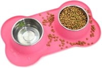 Vivaglory Dog Food Bowls Stainless Steel Pet Puppy