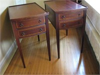 Pair of Early 20th Century Mahogany End Tables