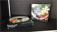 Savoir Vivre Crystal bowl & Platter set