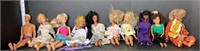9 Barbies 1 Ken doll**read