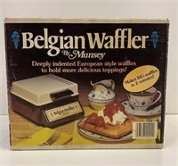 Munsey Belgian Wafler Machine in box Vintage