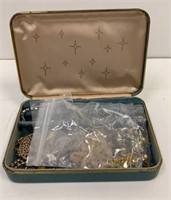 Box of Vintage Jewelry Assorted Styles