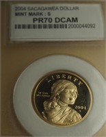 2004 Sacagawea Dollar/PR70 DCAM