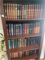 Four rows of books