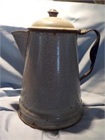 Gray enamel teapot 8.5" KITCHEN KITCHEN