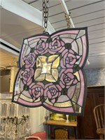 Pink Stained Glass Window