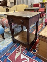 Antique Walnut Work Table