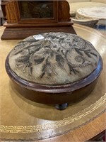 Victorian Foot Stool with Beaded Top