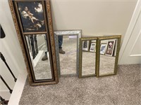 Four wall mirrors
