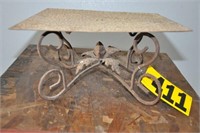Vintage iron stand, 12" x 12" x 6" T