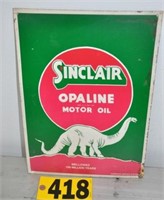 "Sinclair" tin advert. sign, embossed, no date