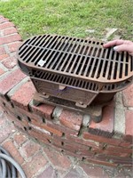 Cast iron hibachi grill