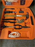 Box of Bungee Cord's & Tool Set