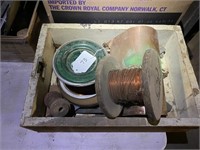 Box of Copper wire & Flashing