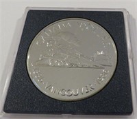 Canada Silver $1 Dollar Coin Vancouver - Train