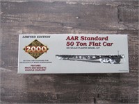 AAR Standard 50 Ton Flat Car HO Scale BCR 1250