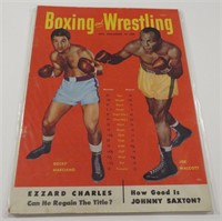 1953 Boxing & Wrestling Magazine Rocky Marciano