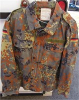 German Army Camo Jacket Military Surplus