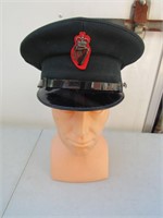 Royal Irish Officers Cap Hat w Harp Badge Military