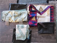 Masons Lot 3 Vintage Aprons Canada Fraternal OLD