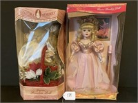 2 Porcelain Collector Dolls