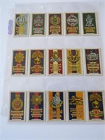 1939 Army Badges Cigarette Cards Gallaher Vintage