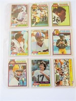 1978-80 NFL Football Cards Bradshaw Theisman OLD