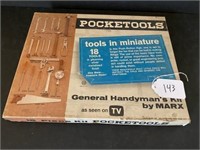 18 Piece Pocket Tools by Marx