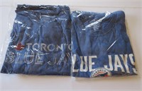 Lot 2 Sealed New Toronto Blue Jays Shirts Size XL