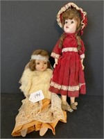 2-Vintage Composition Dolls